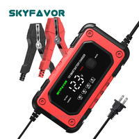 Pengisi Daya Baterai Pulse Repair 12V 6A Laris untuk Mobil SUV, Sepeda Motor, dan Baterai Asam Timbal Siklus Dalam 12 Volt