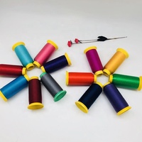Fil à coudre 100% nylon de marque WT - Faible rétrécissement, écologique, résistant à l'abrasion, pour la couture, la broderie, le tricot à la main, 0,10 mm