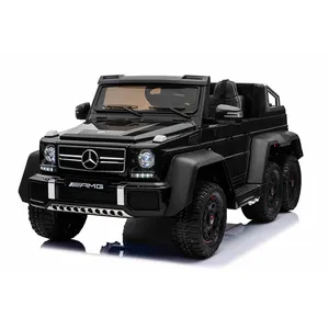 Mercedes Benz G63 6X6 License 12V Wholesale Ride On Battery Operated Kids Baby Car Children Electric Toy Vehicle With 2 Seater