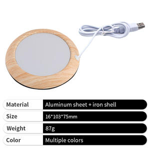 Tasse à thé électrique portable intelligente alimentée par USB, promotionnelle, maintien au chaud, mug à café chauffant avec base en <span class=keywords><strong>feutre</strong></span> - Product Image 2