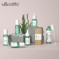 LB Neues Design Maßgefertigte 30ml 40ml 50ml 60ml Luxus Leere Druckknopf-Haaressenz-Öl- und Plastik-Tropfflasche für Flüssigessenzen