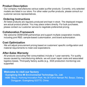 เครื่องกรองน้ำแบบแมนนวล 2 ขั้นตอน ขนาด 10 นิ้ว สำหรับอ่างล้างจาน ยี่ห้อ OEM ระบบกรองน้ำ 2 ขั้นตอน สำหรับรถบ้าน ใช้ภายนอกอาคาร พร้อมขายึด ใช้ในรถยนต์และในครัวเรือน ขนาด 1 ไมครอน อัตราการกรองน้ำ 12 ลิตร/นาที - Product Image 6