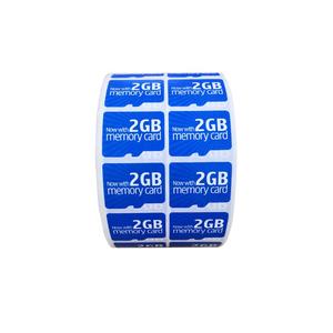 สติกเกอร์ฉลากการ์ดหน่วยความจำ <span class=keywords><strong>SD</strong></span> ขนาดเล็กสำหรับผลิตภัณฑ์อิเล็กทรอนิกส์ - Product Image 4