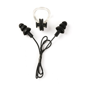 Clip para la nariz para nadar, silicona suave, resistente al agua, para adultos y niños, Color sólido BJ002 9 - Product Image 2