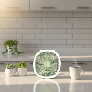 Ventilateur sur pied hautement recommandé, ventilateur de bureau rechargeable, ventilateur de table, ventilateur USB domestique - Product Image 1