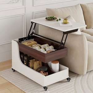 <span class=keywords><strong>Table</strong></span> <span class=keywords><strong>Basse</strong></span> <span class=keywords><strong>Relevable</strong></span> Ajustable Gain de Place, Meilleure Vente, Personnalisée en Gros, pour Salon Simple - Product Image 3