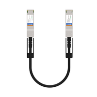 Cable de distribución de cobre pasivo de 1m, 100G QSFP28 4x 25G NRZ 25G SFP28 10G SFP+ DAC Pasivo 40G QSFP+ a 4 X 10G SFP+