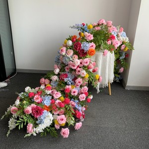 Camino <span class=keywords><strong>de</strong></span> <span class=keywords><strong>Mesa</strong></span> <span class=keywords><strong>de</strong></span> Flores Artificiales Mixtas, Arreglo Floral <span class=keywords><strong>de</strong></span> Rosas Rosadas para Centros <span class=keywords><strong>de</strong></span> <span class=keywords><strong>Mesa</strong></span> <span class=keywords><strong>de</strong></span> Boda, Decoración <span class=keywords><strong>de</strong></span> <span class=keywords><strong>Mesa</strong></span> para Fiestas <span class=keywords><strong>de</strong></span> Boda - Product Image 5