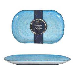 Plateau en mélamine bleu poivre 30x20 H 3CM - Product Image 1