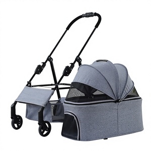 Chariot <span class=keywords><strong>pour</strong></span> animaux de compagnie BNDC Benedict en métal <span class=keywords><strong>pour</strong></span> chiens et chats avec <span class=keywords><strong>panier</strong></span> pliable séparable - Vente en gros - Product Image 1
