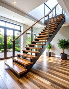 Escalier de grenier avec design compact pour gagner de la place dans les petites pièces ou les mezzanines - Product Image 3