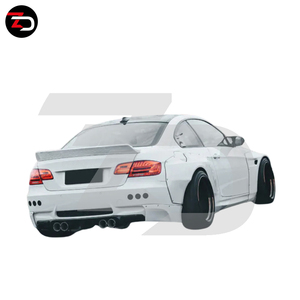 Kit carrosserie large style RB le plus vendu 2008-2011 avec pare-chocs, élargisseurs d'ailes et spoiler pour BMW Série 3 E92 E93 - Product Image 5