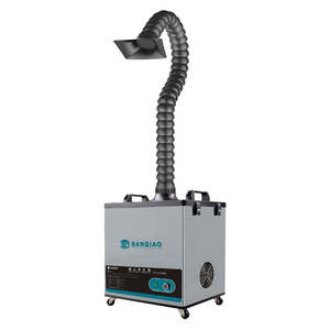 Nouvel extracteur de fumée de soudage industriel à bras unique SANQIAO, évacuateur de fumée de laser, filtres de <span class=keywords><strong>hotte</strong></span>, filtre HEPA - Product Image 1