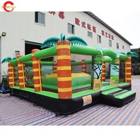 Aire de jeux gonflable de rebond d'airbag de montagne de saut gonflable en PVC de 6x6m avec accessoires de réparation de souffleur d'air enfants adultes