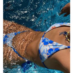 2024 Custom Hot Selling Printed Swimwear Women Two Piece Bikini Fashion Design Fashion Swimsuit With <b>Cover</b> <b>up</b> - Product Image 4