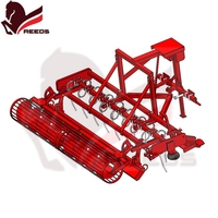 Niveleur d'arène pour chevaux d'origine de 2.2m, niveleur d'arène de dressage compatible avec VTT avec tringlerie à 3 points, machinerie agricole