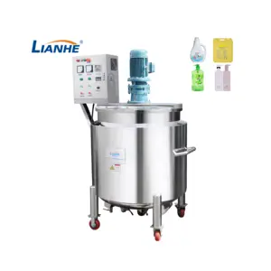 Machine de fabrication de savon liquide pour vaisselle de 200 litres Mélangeur de détergent pour savon liquide à petite ligne pour lotion pour le corps