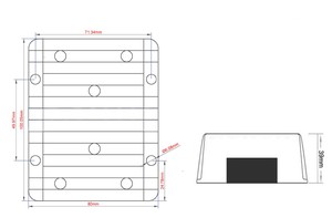 12V 24V 36V 48V (10 ~ 60V) đến 5 V 25A 30A 35A 40A DC DC bước xuống chuyển đổi điện áp Buck 5 volt Xe Dẫn Màn hình hiển thị cung cấp điện - Product Image 4