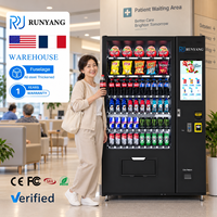 Écran tactile personnalisé RUNYANG 5 ℃ -25 ℃   Distributeur automatique de snacks et boissons Smart Combo Snacks