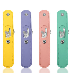 Stainless Steel Ear Pick Set 6 Piece Portable Spiral Ear Cleaning Tools For Children With Colorful Case - Product Image 1