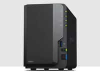 Serveur de stockage NAS de bureau Synology DiskStation DS223 à 2 baies haute performance, 2 Go de RAM, SSD, pour le partage de fichiers en entreprise et les petites entreprises