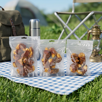 Friandise pour chien OEM ODM : Bouchée de viande et de fruits séchés à basse température, enveloppée de canard, hypoallergénique, riche en protéines, sans céréales