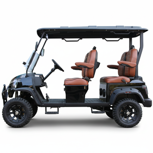 Voiture <span class=keywords><strong>de</strong></span> <span class=keywords><strong>golf</strong></span> électrique 4 places surélevée avec batterie au lithium 48V, certifiée CE, personnalisable pour adultes - Product Image 5