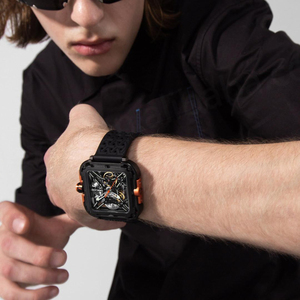 Reloj Mecánico CIGA Design Gorilla para Hombre, Diseño de Moda, Versión de Acero con Doble Hueco, Producto de Electrónica de Consumo - Product Image 4