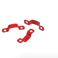 Clips électriques Cooper en gros, clips métalliques colorés personnalisés, pinces à câble en acier thermolaqué pour fixation de tuyaux