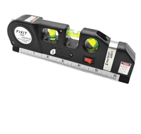 Outil de nivellement laser, niveau laser multifonction, niveau à ruban de 8 pieds/2,5 m