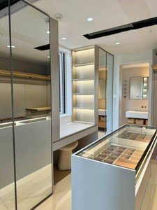 Armario Vestidor Abierto con Estantes, <span class=keywords><strong>Sin</strong></span> <span class=keywords><strong>Puertas</strong></span>, Diseño Moderno Personalizado para Exportación, Armario Vestidor al por Mayor - Product Image 5