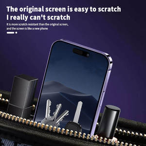 ฟิล์มกระจกกันรอยสำหรับไอโฟน 15 14 13 12 11 Xr Xs Max Pro Plus คุณภาพสูง ป้องกันรอยนิ้วมือ - Product Image 5