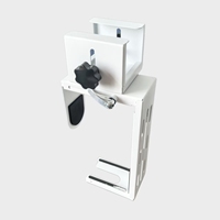 Supports de tour d'ordinateur portable suspendus réglables en acier de haute qualité en gros, à une seule couche, logo personnalisable, unité principale de bureau