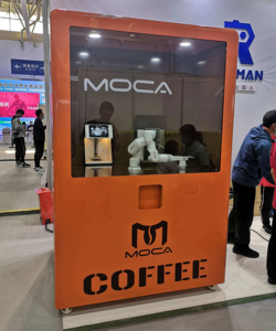 <span class=keywords><strong>Mini</strong></span> distributeur automatique de café artisanal pour barista, <span class=keywords><strong>robot</strong></span> de café avec écran tactile et paiement NFC - Product Image 4