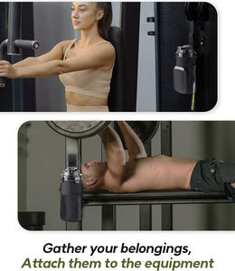 Durable Magnetic <b>Water</b> <b>Bottle</b> Holder Built-in Magnet <b>for</b> Easy Attachment to Exercise Equipment Magnetic <b>Bottle</b> Carrier - Product Image 5