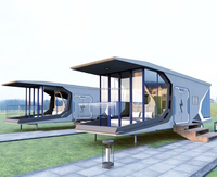 Capsule spatiale Grande maison à ossature Capsule étoile au design professionnel Maisons mobiles Petite maison préfabriquée
