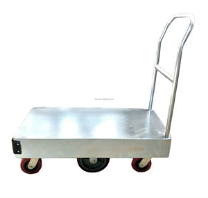 RH-WT15 990*460*950Mm Heavy Duty Zes Wielen Verzinkt Staal Zware Magazijn Hand <span class=keywords><strong>Trolley</strong></span> - Product Image 1