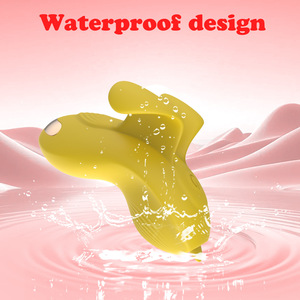 Vibrateur à doigts contrôlé par application, Bluetooth, double stimulation du point G et du clitoris, 9 modes, jouet sexuel en silicone portable pour femmes - Product Image 4