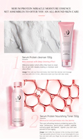 Ensemble de Soins de la Peau Roses Anti-Âge Éclaircissants à la Vitamine C, Bio, Marque Privée, pour l'Acné et l'Éclat du Teint
