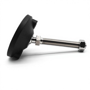 Pied de nivellement <span class=keywords><strong>réglable</strong></span> fileté avec base rotative, pied de nivellement articulé, patin coulissant pour meubles, pied de nivellement - Product Image 2