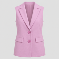Ensemble de costume western rose pour filles, tissu extensible quadridirectionnel, veste et jupe plissée, tenue d'été pour enfants en deux pièces