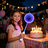 Baguettes lumineuses LED en gros, 15 pouces, à effet tunnel temporel, à lueur infinie, 33 LED, 3 modes, pour concerts, festivals, parcs à thème, fêtes, cadeaux et événements, vente en gros