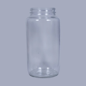 Botella Dispensadora de Vidrio Cilíndrica SRX, Boca Ancha, Transparente, para Almacenamiento de Reactivos, Resistente a Químicos, Recipiente de Vidrio Borosilicato - Product Image 1