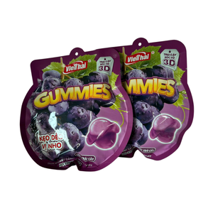 Vithaico Caramelos de Goma con Sabor a Peonía y Uva 150g, Gomitas Saludables 3D con Textura de Piel de Fruta, Dulces Blandos y Masticables para Niños y Adultos, Regalo - Product Image 5