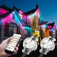 Éclairage et contrôleur LED étanches extérieurs Pixel pour les vacances de Noël IP68 Address Smart Permanent Light