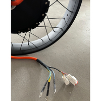 Kit de conversion de vélo électrique puissant 3/3.5T 4T 5T V3 V4 QS273 8000W 20/26X4.0 pour moto et vélo électrique à pneus larges, avec moteur moyeu et roue