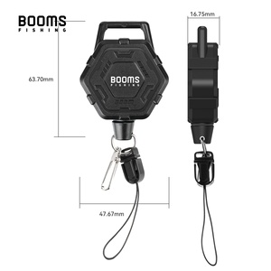 Booms Fishing RG5 7.7oz Portacredenciales Retráctil de Alta Resistencia con Llavero, Cable de Acero de 35 pulgadas, Imán de 2.6kg de Capacidad de Carga, 8.8oz de Rebote - Product Image 4