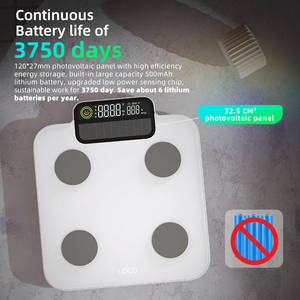 Năng lượng mặt trời cơ thể quy mô kỹ thuật số sức khỏe con người màn hình cơ thể chất béo quy mô thành phần cơ thể phân tích năng lượng mặt trời năng lượng người quy mô phòng tắm - Product Image 4
