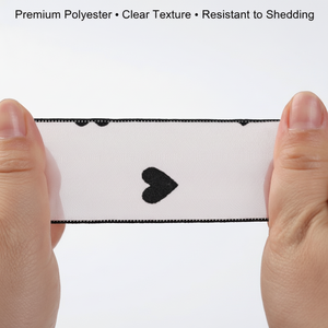 WEGOODZF Super Wide Satin Shoe Laces 3,8 CM Flat Gradient Heart Patterned Women Shoestrings Par <span class=keywords><strong>de</strong></span> cintas <span class=keywords><strong>de</strong></span> satén sedoso - Product Image 5