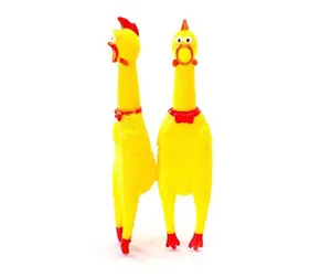 Manufacture Nice Quality Hot Selling Funny Screaming Chicken Chew Toys Talking Accessories For Dog Cat